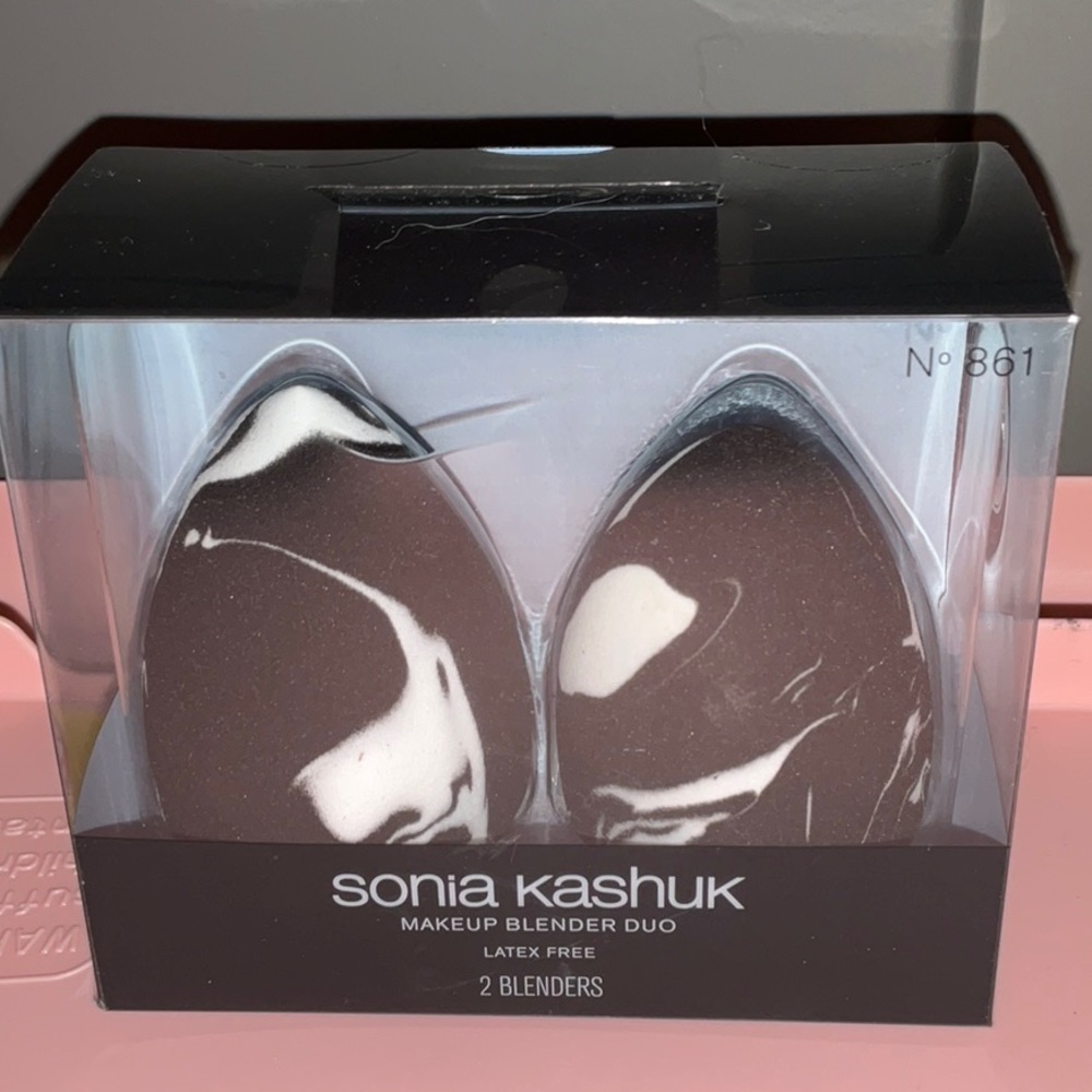 Sonia Kashuk Latex-Free Makeup Blender Duo Sponge - Marble -Pack of 2
